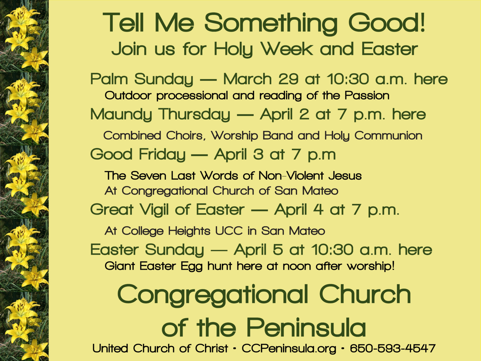 Congregational Church of the Peninsula 1