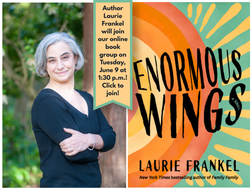 Author Laurie Frankel will join our online book club.